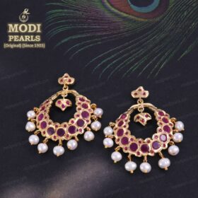 Designer Pearl Chandbali Image